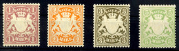 1-5 M. Komplett Postfrisch, Fotokurzbefund Sem BPP, Mi. 80.-, Katalog: 71/74 ** - Altri & Non Classificati