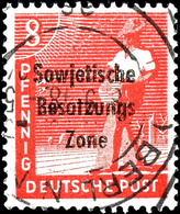 8 Pfg. Arbeiter Schwärzlichgraurot, Gestempelt, Fotokurzbefund Dr. Ruscher BPP, Mi. 250,-, Katalog: 184b O - Andere & Zonder Classificatie