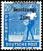 20 Pfg. Arbeiter Kobalt, Postfrisch, Geprüft Paul BPP, Mi. 400,-, Katalog: 189c ** - Sonstige & Ohne Zuordnung