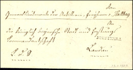 BRETTEN R.2, Kleiner L1 Auf Faltbrief Vom 23.9.1823 Nach Landau, Absender General-Lieutenante Der Artillerie, Freyherrn  - Otros & Sin Clasificación