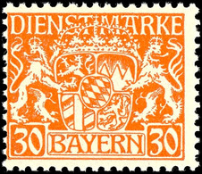 30 Pf Auf W-Papier Tadellos Postfrisch, Gepr. Helbig BPP, Mi. 120,--, Katalog: 22w ** - Otros & Sin Clasificación