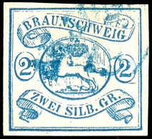 2 Sgr. Mit Alls. Rand, Pracht, Gepr. Richter, Mi. 350,--, Katalog: 2 O - Otros & Sin Clasificación