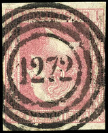 "1272" - RUHRORT, Zentrisch Kopfstehend Auf Links Schmal-, Sonst Voll/breitrandiger 1 Sgr., Kabinett, Katalog: 6a O - Other & Unclassified