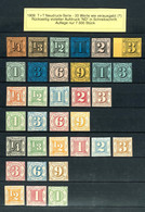 1909, Kpl. Neudruckserie Zu 33 Werten, Katalog: 1/41ND (*) - Other & Unclassified