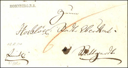 HORNBERG.R.2, Kleiner Schwarzer L1 Auf Doppelt Verwendetem Faltbrief Vom 10.09.1804 Nach Stuttgart, Seltener Stempel  BF - Other & Unclassified