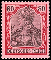 80 Pfg Germania O.Wz., Ungebraucht, Gepr. Jäschke-L.BPP, Mi. 250,-, Katalog: 77 * - Sonstige & Ohne Zuordnung