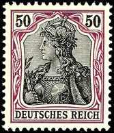 50 Pfg. Auf Weißgelb, Postfrisch, Geprüft Jäschke-L. BPP, Mi. 250.-, Katalog: 91Ix ** - Altri & Non Classificati