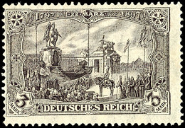 3 Mk. Deutsches Reich, Friedensdruck , Postfrisch, Mi. 250,-, Katalog: 96AIb ** - Sonstige & Ohne Zuordnung