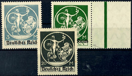 3, 10 Und 20 Mark Bayern Abschied In Type II Tadellos Ungebraucht, Mi. 225.-, Katalog: 134,37-38II * - Autres & Non Classés