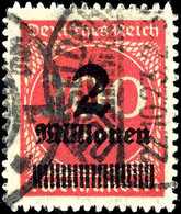 2 Mio. Auf 200 Mk. Graurot, Durchstochen, Gest. DÜSSELDORF 22.10.23, Gepr. Infla, Mi. 200,-, Katalog: 309Ba O - Altri & Non Classificati