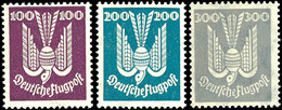 5 - 300 Pfg Flugpost Holztaube, 7 Werte Komplett, Tadellos Postfrisch, Unsigniert, Fotoattest A. Schlegel BPP "---postfr - Other & Unclassified