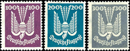 5 Bis 300 Pfg Flugpost-Ausgabe "Holztaube" 1924, Kpl. Postfrischer Satz, Fotoattest H.D. Schlegel BPP "einwandfrei" (für - Other & Unclassified