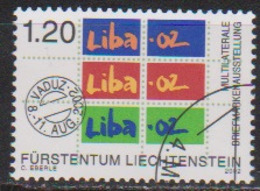 Lichtenstein 2002 MiNr.1285 O Gest. Nationale Briefmarkenausstellung, Vaduz ( 3298 )günstige Versandkosten - Oblitérés