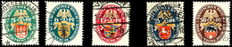 5 Bis 50 Pfg. Nothilfe 1928, 5 Werte Kpl. Gest., Mi. 200,-, Katalog: 425/29 O - Other & Unclassified