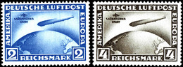 2 Und 4 M. Südamerikafahrt, Postfrisch, Tadellos, Fotoattest Schlegel BPP, Mi. 3.500.-, Katalog: 438Y/439X ** - Other & Unclassified