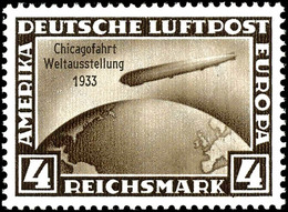 4 Reichsmark Chicagofahrt, Tadellos Ungebraucht, Gepr. Schlegel BPP, Mi. 350.-, Katalog: 498 * - Altri & Non Classificati