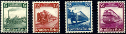 6 - 40 Pfg Eisenbahn, 4 Werte Komplett, Tadellos Postfrisch, Unsigniert, Mi. 130.-, Katalog: 580/83 ** - Altri & Non Classificati