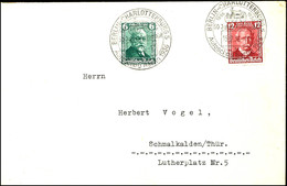 IAA 1936 A. Brief Mit Ersttagssonderstempel Der Ausstellung, Tadellos, Katalog: 604/05 BF - Altri & Non Classificati