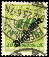 10 Mrd. Gest. EBERSWALDE 5.12.23, Gepr. Infla/Peschl, Mi. 180,-, Katalog: 86 O - Sonstige & Ohne Zuordnung