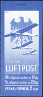 Flugpost 1930, Markenheftchen Postfrisch, Tadellos, Fotoattest Schlegel D. BPP, Mi. 2.300.-, Katalog: MH19 ** - Postzegelboekjes