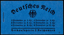 Hindenburg 1934, Postfrisches Markenheftchen, Tadellos, Fotoattest Schlegel D. BPP, Mi. 800.-, Katalog: MH35 ** - Markenheftchen