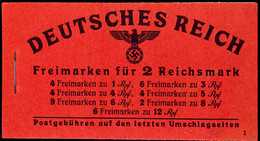 Hitler 1841, 2. Reklameseite Van Dyke Zeichenstift, Tadellos Postfrisch, Mi. 160.-, Katalog: MH48.2.1 ** - Markenheftchen