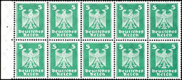 Neuer Reichsadler 1925, Markenheftchenblatt 5 Pfg. Postfrisch, Tadellos, Fotoattest Schlegel D. BPP, Mi. 1.500,-, Katalo - Sonstige & Ohne Zuordnung