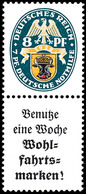 Nothilfe 1928, 8 Pfg + Benutze Eine Woche Wohlfahrtsmarken, Senkrechter Zusammendruck, Tadellos Postfrisch, Mi. 400.-, K - Sonstige & Ohne Zuordnung