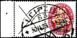 Nothilfe 1928, X+15 Waagerechter Zusammendruck Mit Sonderstempel "LEIPZIG S3, MESSESTADT 30.11.28", Tadellos, Fotobefund - Other & Unclassified