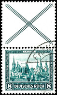 1930 Nothilfe X+8, Senkrechter Zusammendruck, Gestempelt, Tadellos, Fotobefund Schlegel D. BPP, Mi. 400.-, Katalog: S82  - Other & Unclassified