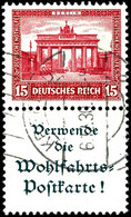 1930 Nothilfe, 15+A 1.3, Senkrechter Zusammendruck, Gestempelt, Tadellos, Fotobefund Schlegel D. BPP, Mi. 400.-, Katalog - Sonstige & Ohne Zuordnung