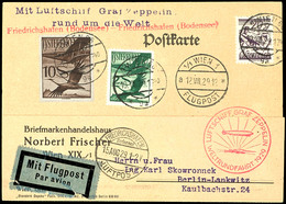 ÖSTERREICH: 1929 Weltrundfahrt, Karte Friedrichshafen-Friedrichshafen, Katalog: Si.30 BF - Andere & Zonder Classificatie