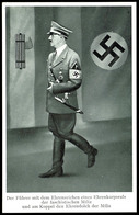 1938, "Der Führer Mit Dem Ehrenzeichen Eines Ehrenkorporals Der Faschisten Miliz Und Am Koppel Den Ehrendolch", S/w-Prop - Other & Unclassified
