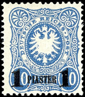 1 Piaster Auf 20 Pfennig, Nachdruck, Tadellos Postfrisch, Mi. 100.-, Katalog: 3Na ** - Deutsche Post In Der Türkei