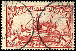 1 M. Kaiseryacht, Zentrisch Gestempelt KOS "RABAUL 14/11 11", Tadellose Erhaltung, Kabinett, Gepr. Pualigk BPP, Katalog: - Deutsch-Neuguinea