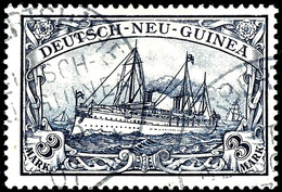 3 M. Kaiseryacht, Zentrisch Gestempelt "HERBERTSHÖHE 17 5 07", Tadellose Erhaltung, Kabinett, Gepr. Bothe BPP, Mi. 190.- - Deutsch-Neuguinea