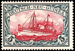 5 M. Kaiseryacht, Tadellos Ungebraucht, Gepr. Pauligk BPP, Mi. 220.-, Katalog: 19 * - Duits-Nieuw-Guinea