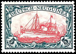 5 Mark Kaiseryacht, Tadellos Postfrisch, Michel 160,-, Katalog: 23BI ** - Duits-Nieuw-Guinea