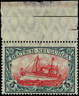 5 Mark Kaiseryacht, Einwandfrei Ungebraucht Vom Oberrand, Befund Steuer BPP, Michel 60,-, Katalog: 23IAI * - German New Guinea