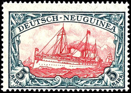 5 Mark Kaiseryacht, Tadellos Postfrisch, Michel 160,-, Katalog: 23II B I ** - Duits-Nieuw-Guinea