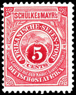 5 Cent Seenpost Original Tadellos Postfrisch, Fotobefund Dr. Hartung: "postfrisch, Einwandfrei", Mi. 150,--, Katalog: Sa - Deutsch-Ostafrika