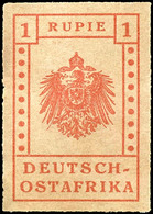 1 Rupie "WUGA-Ausgabe" In Tadelloser Und So Kaum Beschaffbarer Erhaltung, Sehr Selten, Richter, Michel 1700,-, Katalog:  - Duits-Oost-Afrika