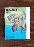 TANZANIE, Canidés, Canidé,hyene, 1 Valeur Emise En 2001. MNH, ** - Andere & Zonder Classificatie
