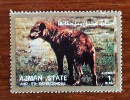 AJMAN, Canidés, Canidé, Fennec, Hyene, 1 Valeur Neuve. MNH, ** - Andere & Zonder Classificatie