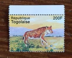 TOGO, Canidés, Canidé,hyene, 1 Valeur Emise En 2003. MNH, ** - Andere & Zonder Classificatie