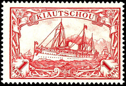 1 Mark Kaiseryacht, Tadellos Postfrisch, Ohne Signatur, Michel 175,-, Katalog: 14 ** - Kiautschou