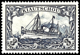 3 Mark Kiautschou, Postfrisch, Kabinett, Michel 260,-, Katalog: 16 ** - Kiautchou