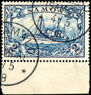 2 Mark Kaiseryacht Tadellos Gestempelt, Tiefst Gepr. R.F. Steuer BPP, Mi. 120.-, Katalog: 17 O - Samoa