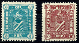 3 K. Und 10 K. Freimarken, Kompletter Satz Mit 2 Werten, Tadellos Postfrisch, Unsigniert, Mi. 200.-, Katalog: 1/2 ** - Altri & Non Classificati