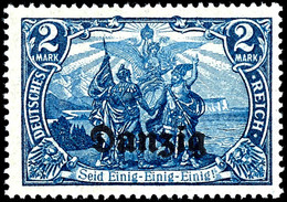 2 Mark Schwärzlichblau, Fotoattest Soecknick BPP "echt Und Einwandfrei", Mi.1.000,-, Katalog: 11c ** - Autres & Non Classés